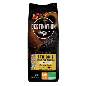 Café Moulu Ethiopie Moka Pur Arabica Bio Equitable